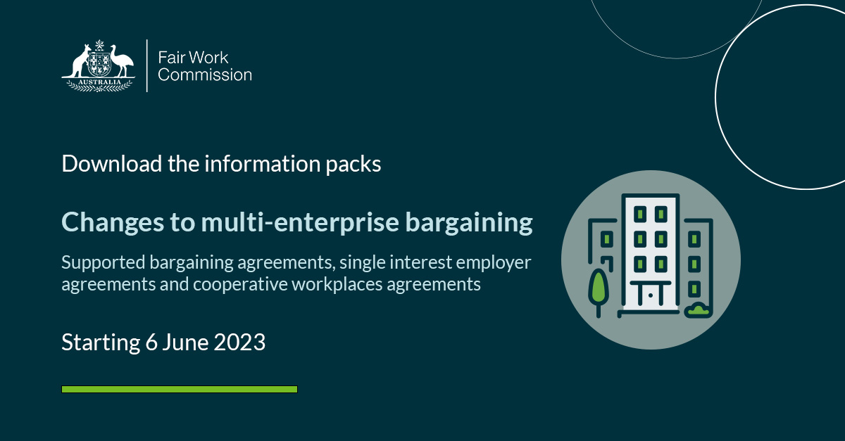 Share Our Information About Bargaining Changes | Fair Work Commission